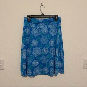 Tranquility by Colorado Clothing Pull On A Line Patterned Skirt